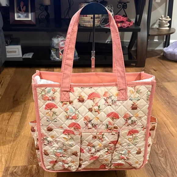 Everything Mary “Gnomes & Mushrooms” Tote Organizer (New With Tags) - Picture 1 of 7